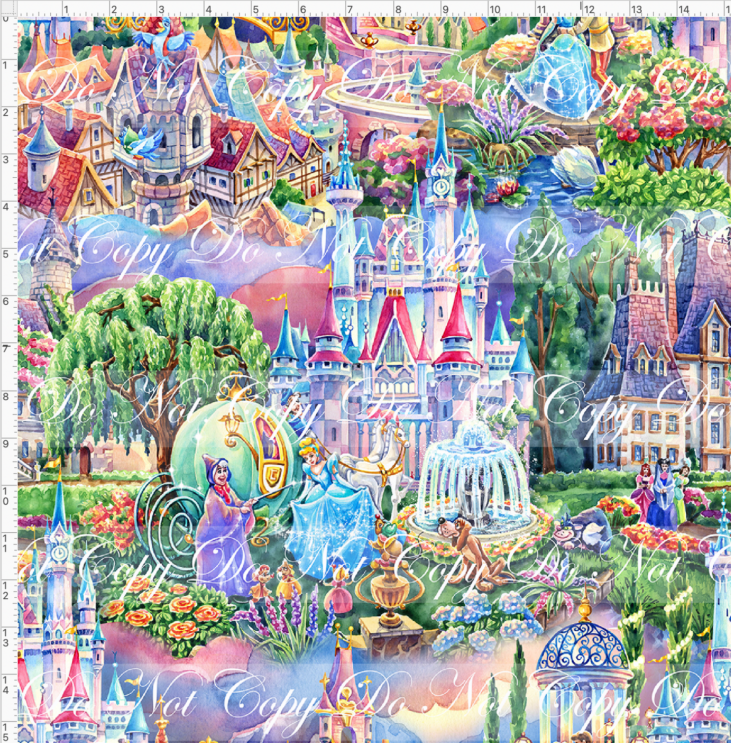 Retail - Watercolor Fairy Tale - LARGE SCALE