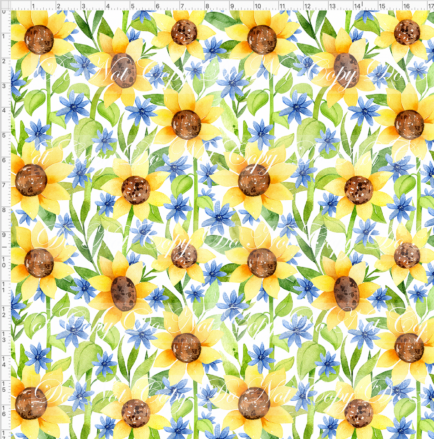 PREORDER - STAND TALL WITH UKRAINE - Nastasia - Sunflower and Cornflowe