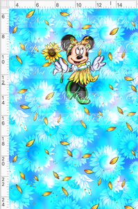 PREORDER - STAND TALL WITH UKRAINE - Minnie Sunflower - Panel - Dancing - CHILD