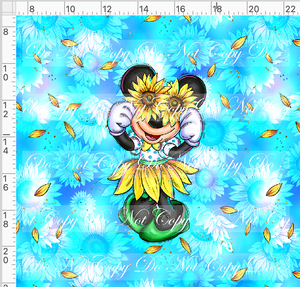 PREORDER - STAND TALL WITH UKRAINE - Minnie Sunflower - Panel - Sunflower Eyes - ADULT