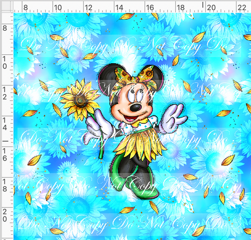 PREORDER - STAND TALL WITH UKRAINE - Minnie Sunflower - Panel - Dancing - ADULT