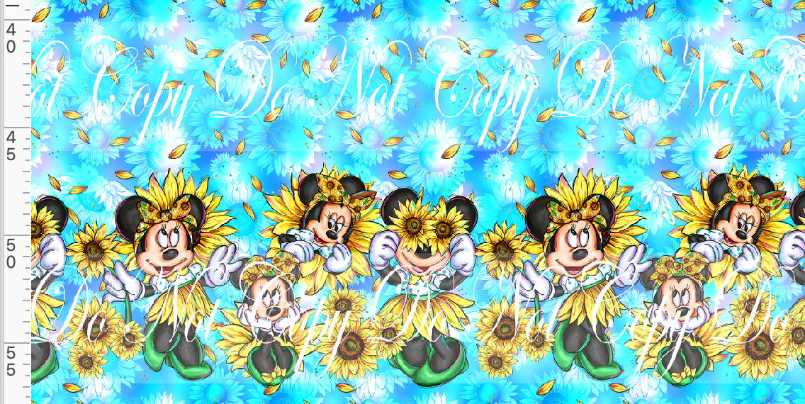 PREORDER - STAND TALL WITH UKRAINE - Minnie Sunflower - Double Border