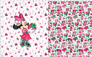 PREORDER - Everyday Essentials - Minnie Strawberry - Toddler Blanket Topper - Full Body