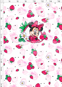 PREORDER - Everyday Essentials - Minnie Strawberry - Panel - CHILD
