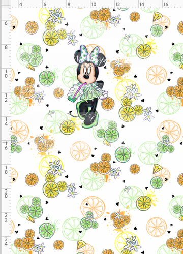 Retail - Minnie Orange Lemon Lime - Panel - Lime - CHILD