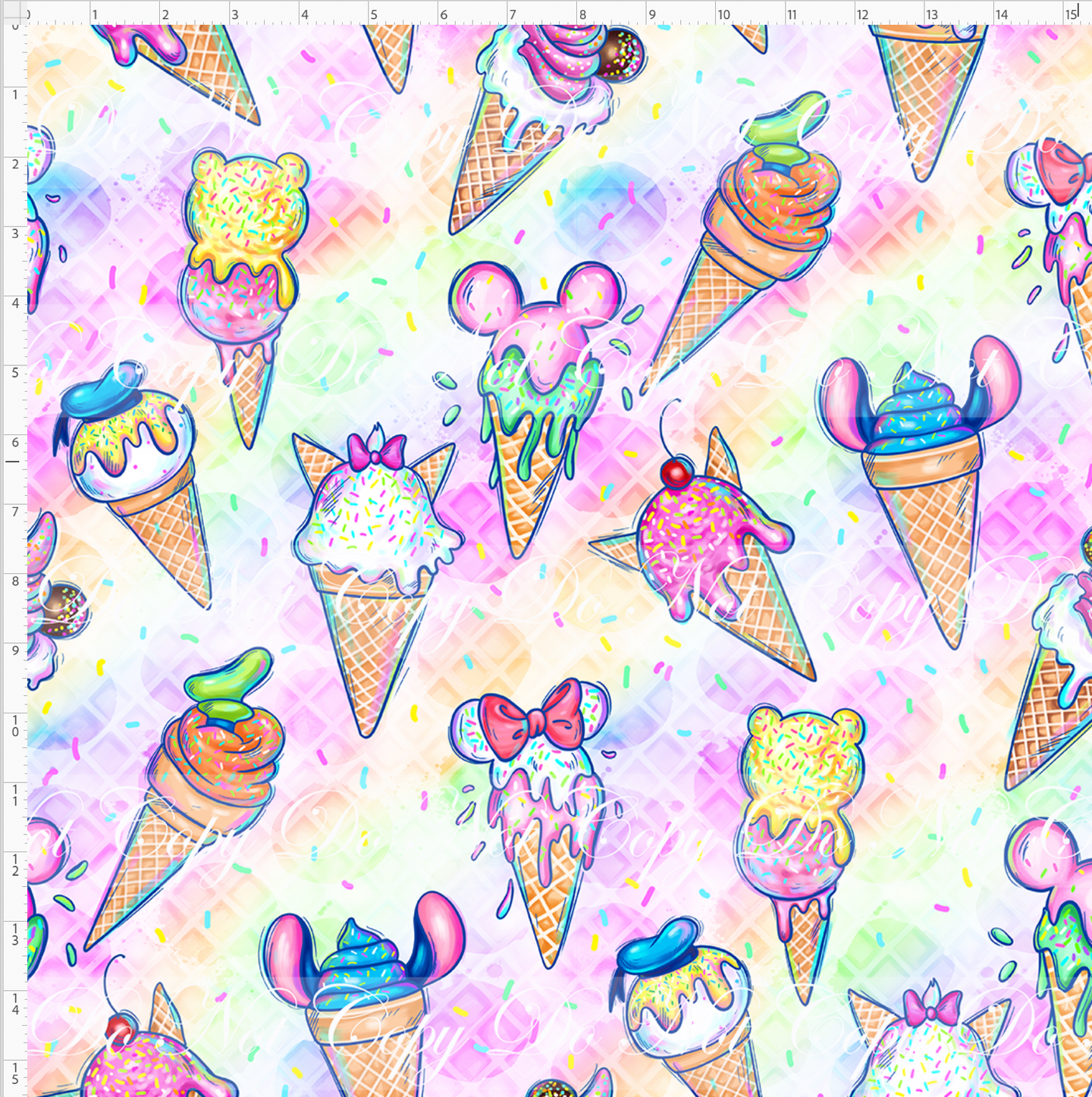CATALOG - PREORDER R90 - Ice Cream Social - Character Cones - LARGE SCALE