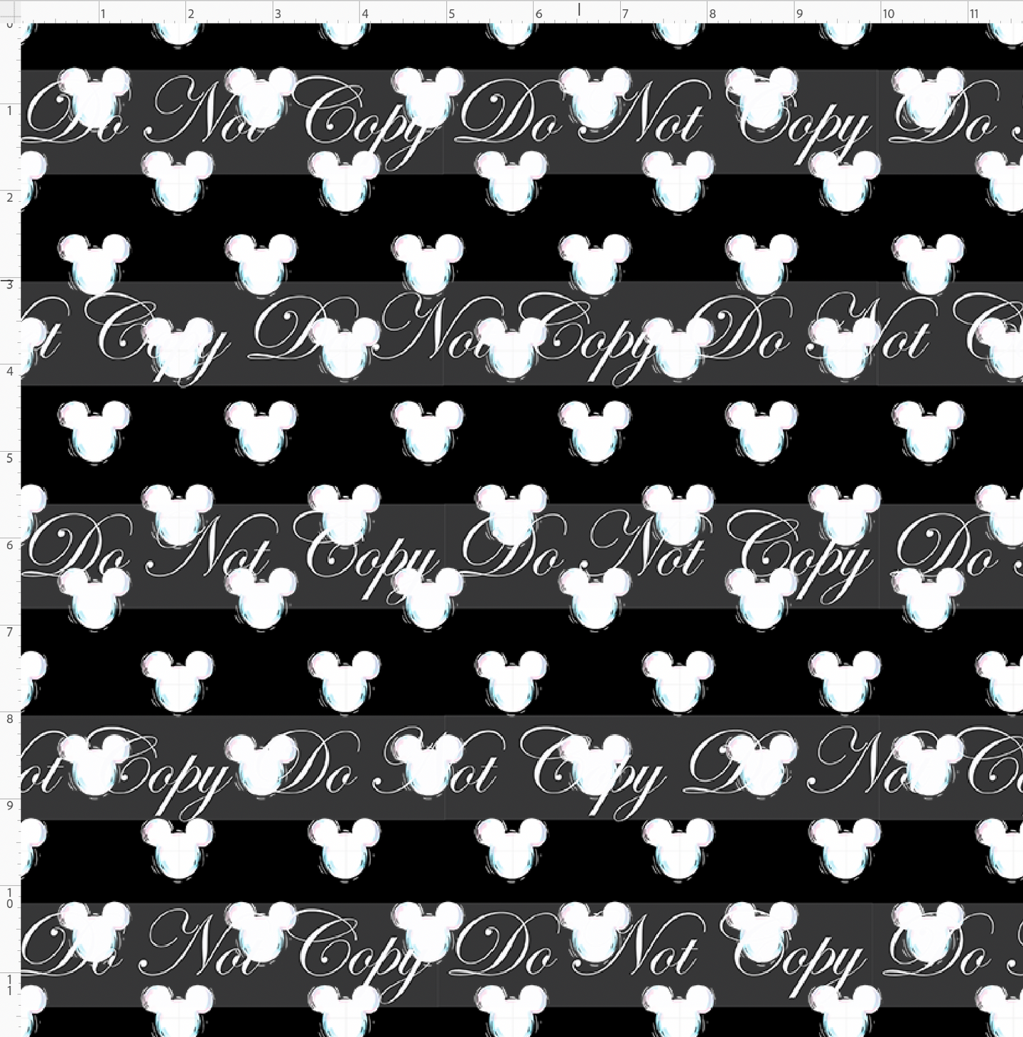 Retail - Mouse Heads - 1 inch - Black and White