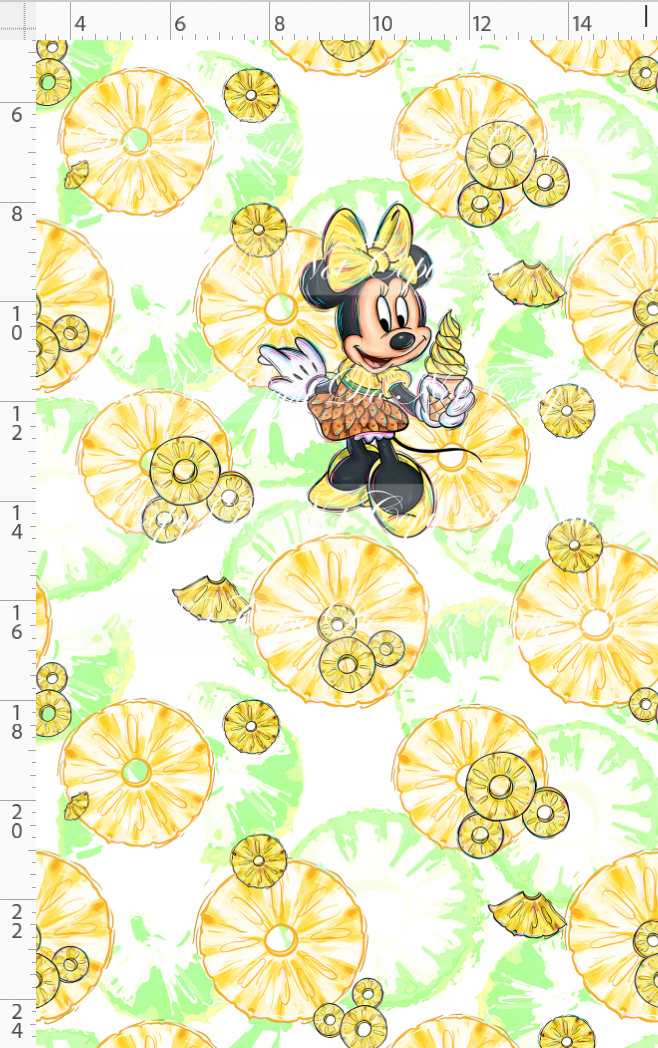 Retail - Minnie Pineapple - Panel - CHILD