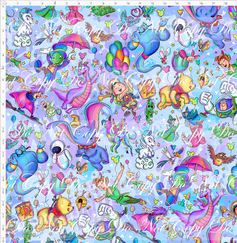 CATALOG - PREORDER R95 - Flying Friends - Main - Characters Only - Blue - LARGE SCALE