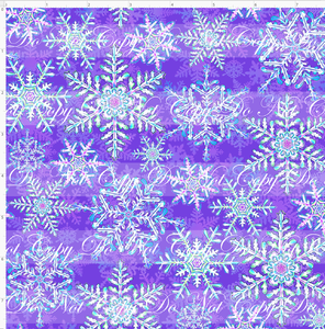 CATALOG - PREORDER R95 - Enchanted Forest - Snowflakes - Purple