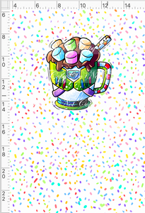 CATALOG - PREORDER - Hot Cocoa - Panel - White - Robot Cup - CHILD