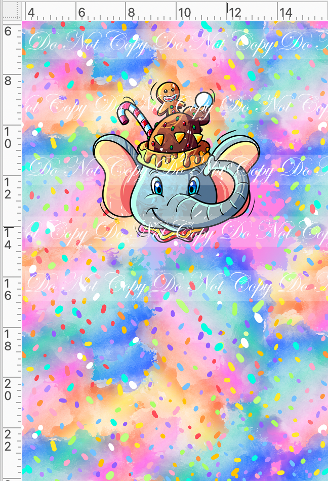 Retail - Hot Cocoa - Panel - Colorful - Elephant Cup - CHILD