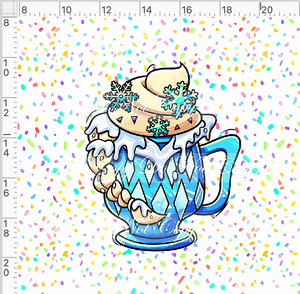 CATALOG - PREORDER - Hot Cocoa - Panel - White - Snow Queen Cup - ADULT