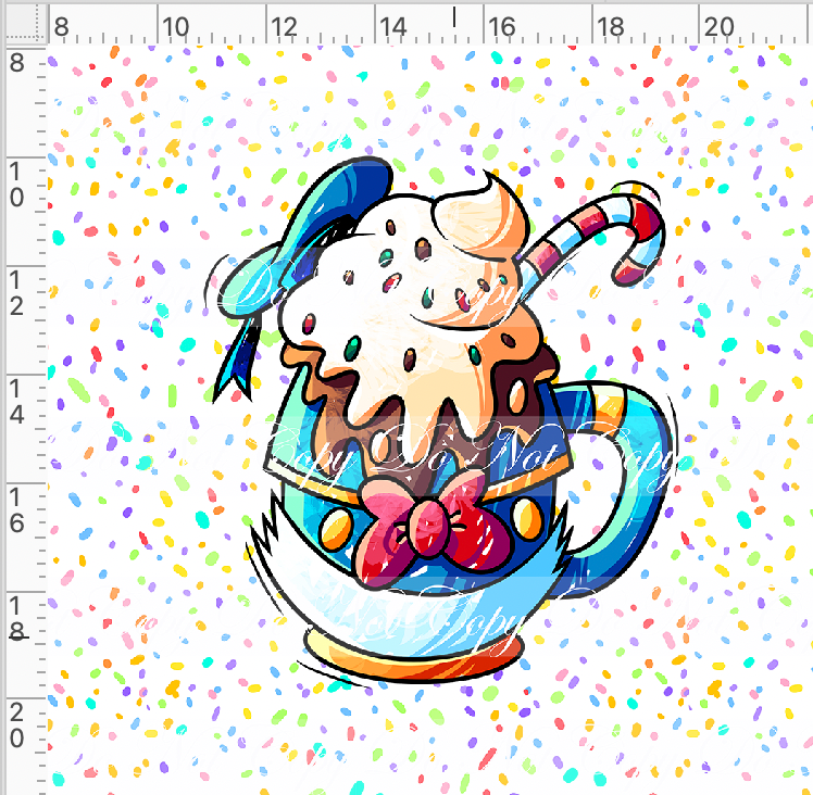 CATALOG - PREORDER - Hot Cocoa - Panel - White - Don Cup - ADULT
