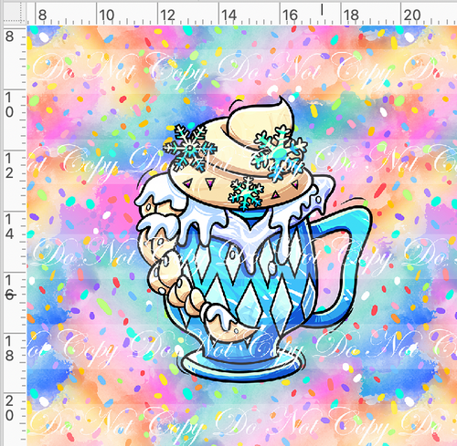 PREORDER - Hot Cocoa - Panel - Colorful - Snow Queen Cup - ADULT
