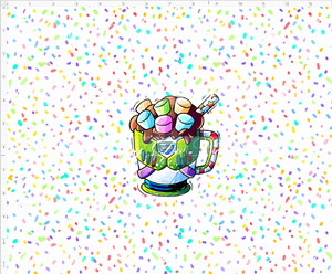CATALOG - PREORDER - Hot Cocoa - CUP CUT - Robot Cup - White