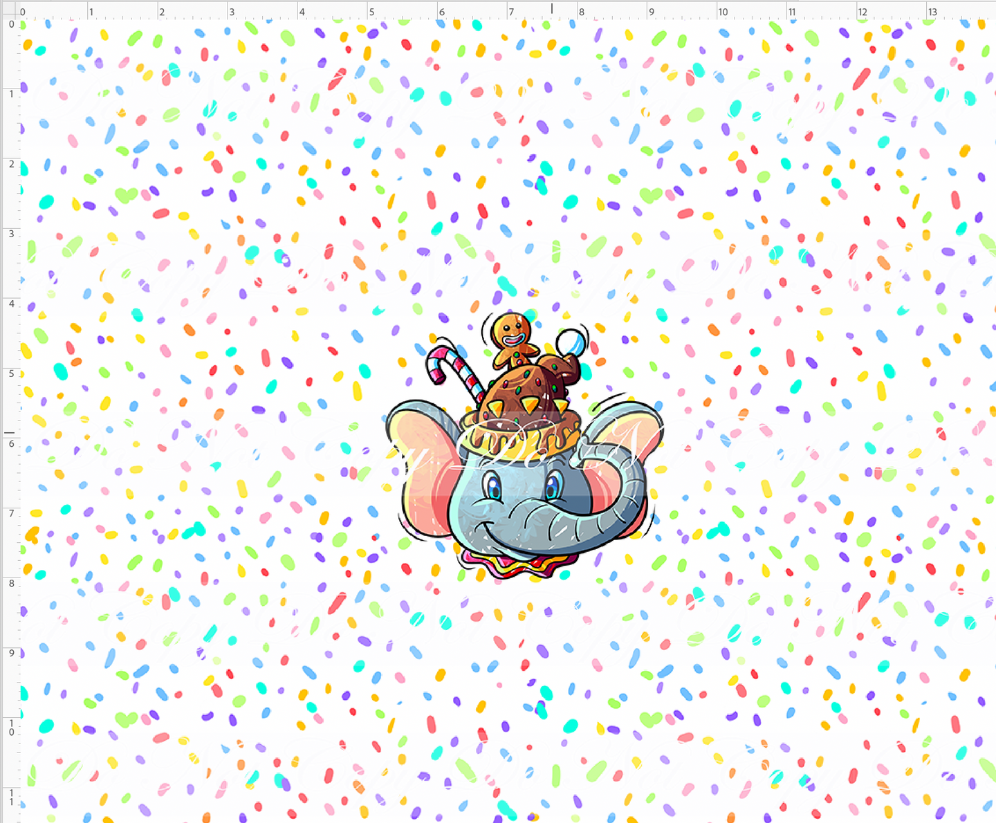 CATALOG - PREORDER - Hot Cocoa - CUP CUT - Elephant Cup - White