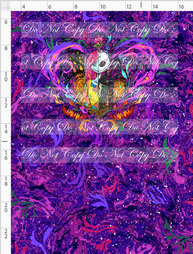 CATALOG - PREORDER R97 - Artistic NBC - Panel - Heart - Purple - CHILD