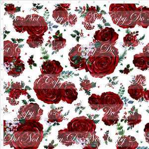 Retail - Christmas Red Rose Floral - REGULAR SCALE