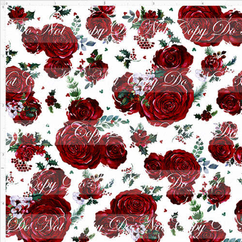 Retail - Christmas Red Rose Floral - MINI SCALE