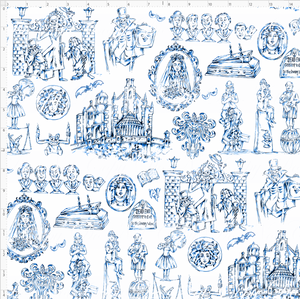 Retail - Haunted Toile - Main - Blue - LARGE SCALE
