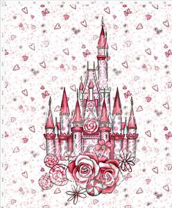 PREORDER - Peppermint Mouse - Adult Blanket Topper - Castle