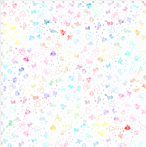 CATALOG - PREORDER R95 - Cutie Doodles - Background - White