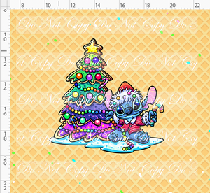 Retail - Gingerbread 626 - Panel - Christmas Tree - Waffle - ADULT