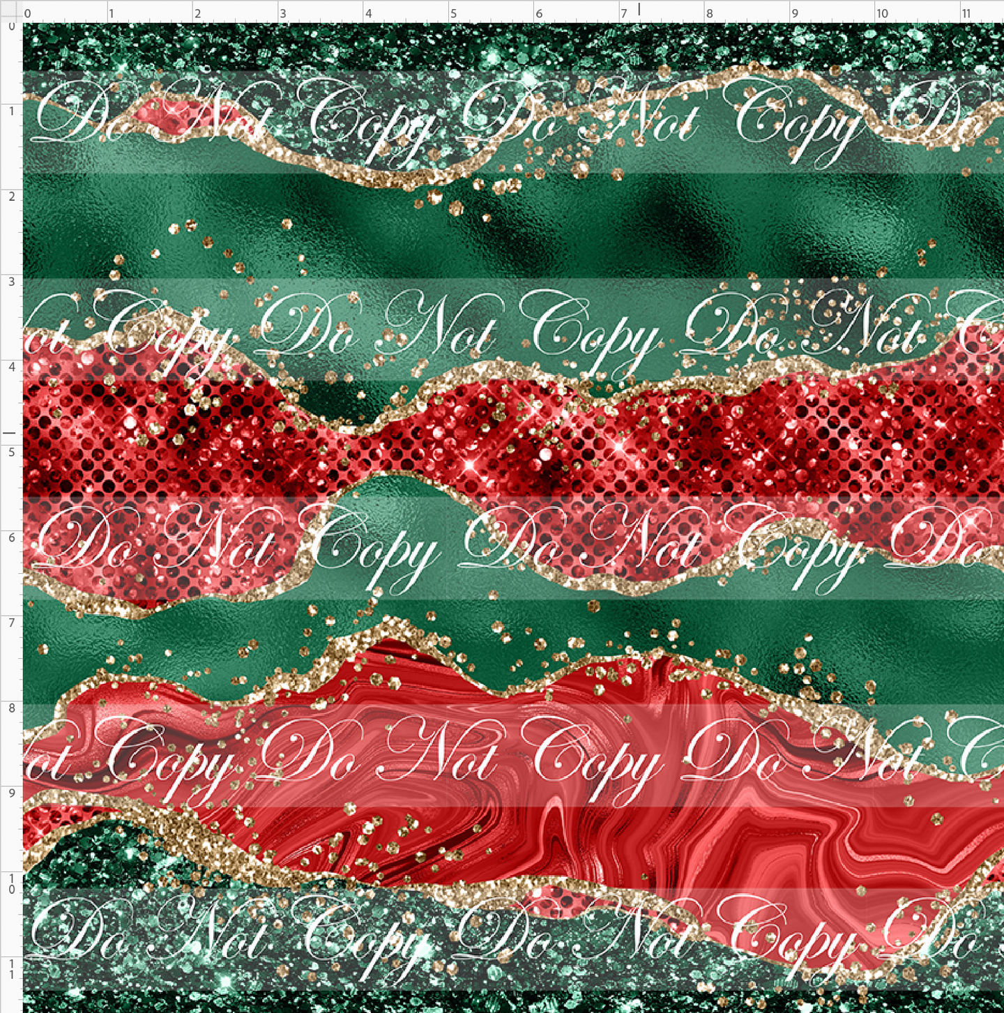 PREORDER - Countless Coordinates  - Agate - Christmas - Foil - LARGE SCALE