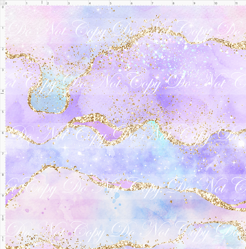 PREORDER - Countless Coordinates  - Agate - Blue Pink Watercolor - LARGE SCALE