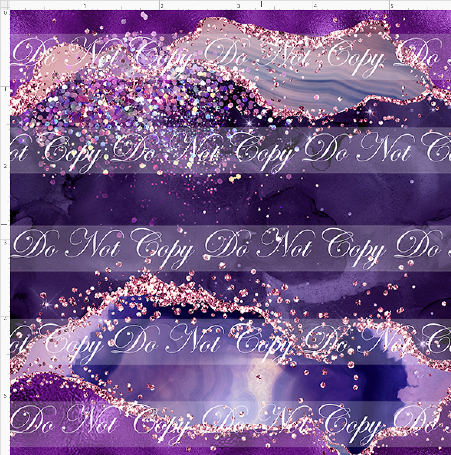 PREORDER - Countless Coordinates  - Agate - Foil Purple - REGULAR SCALE