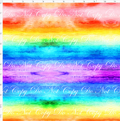 PREORDER - Countless Coordinates  - Watercolor Stripes - Rainbow Fade