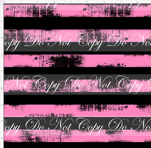 PREORDER - Countless Coordinates  - Grunge Stripes - Horizontal - Bubble Gum Pink