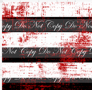 PREORDER - Countless Coordinates  - Grunge Stripes - Horizontal - Black White Red