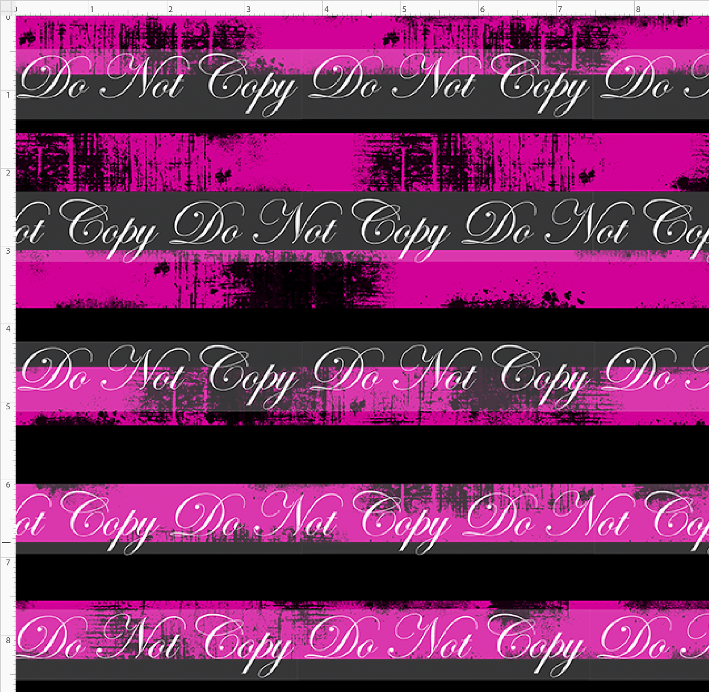 PREORDER - Countless Coordinates  - Grunge Stripes - Horizontal - Black Pink