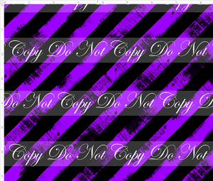 PREORDER - Countless Coordinates  - Grunge Stripes - Diagonal - Black Purple