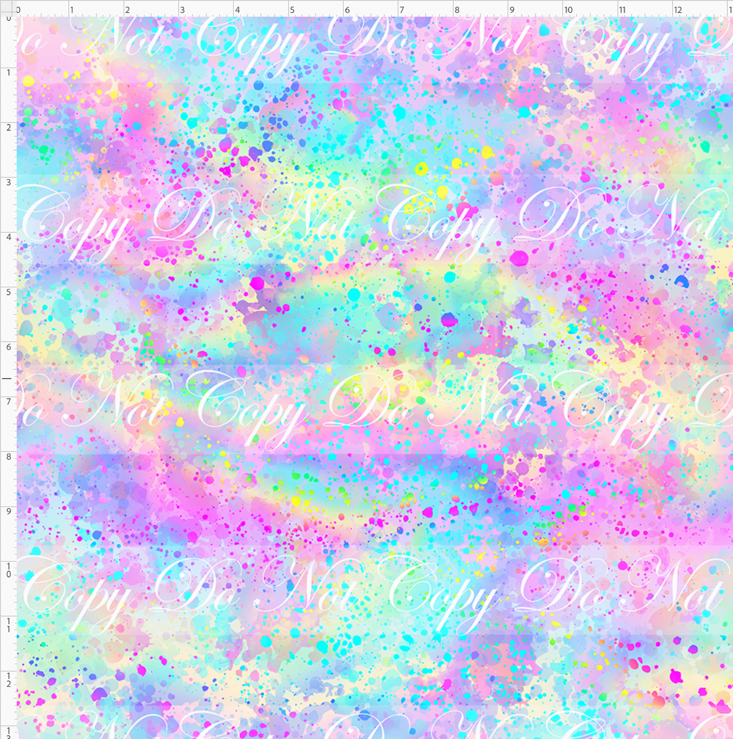 PREORDER - Countless Coordinates - Pastel Rainbow Splashes