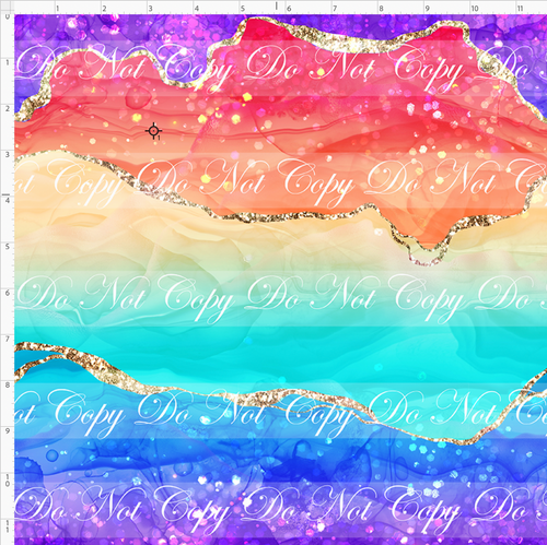 PREORDER - Countless Coordinates  - Agate - Rainbow - Red Purple - LARGE SCALE