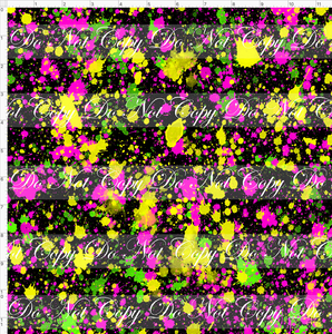 PREORDER - Countless Coordinates  - Splatters - Yellow Pink Green