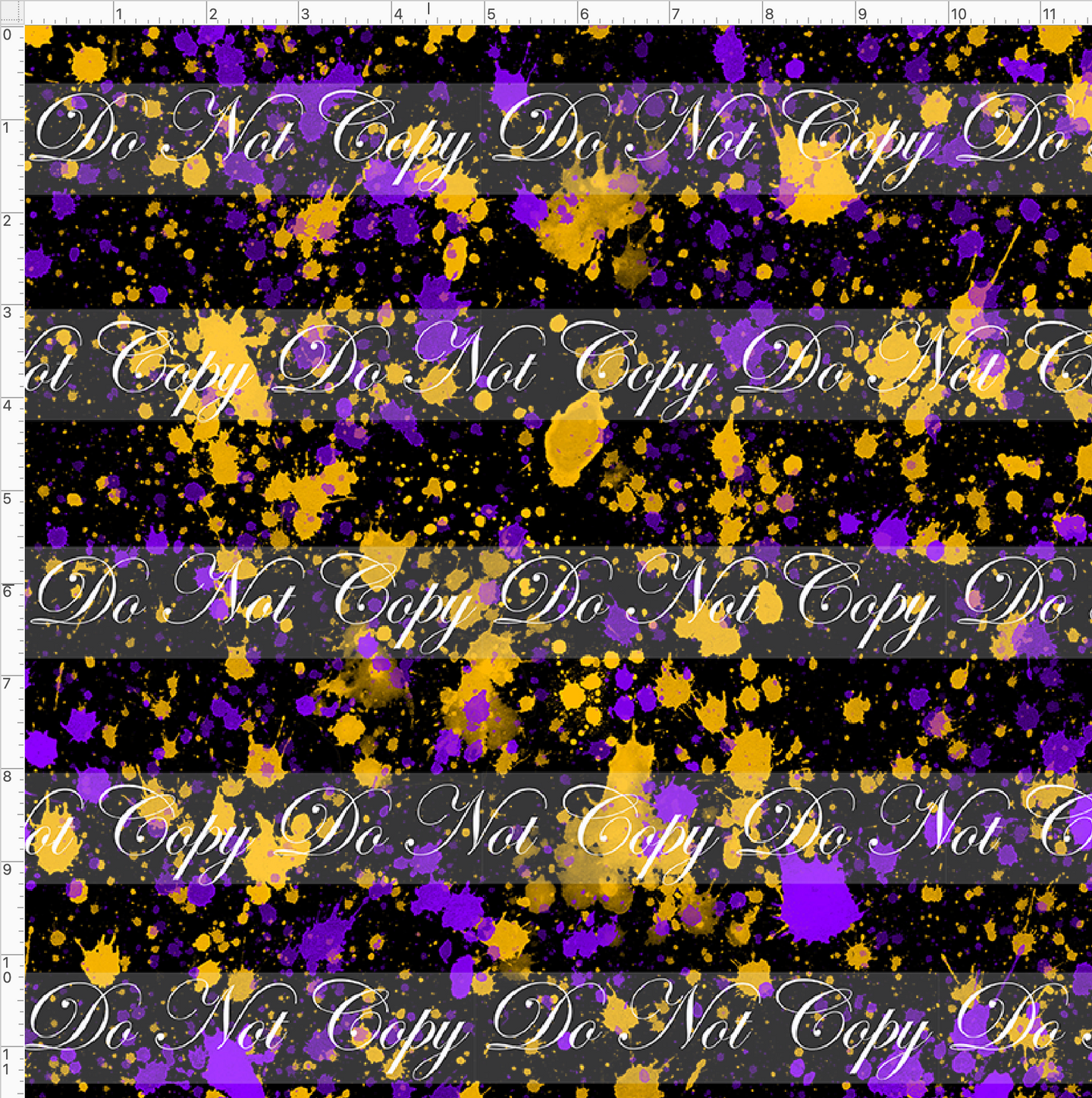 PREORDER - Countless Coordinates  - Splatters - Purple Yellow