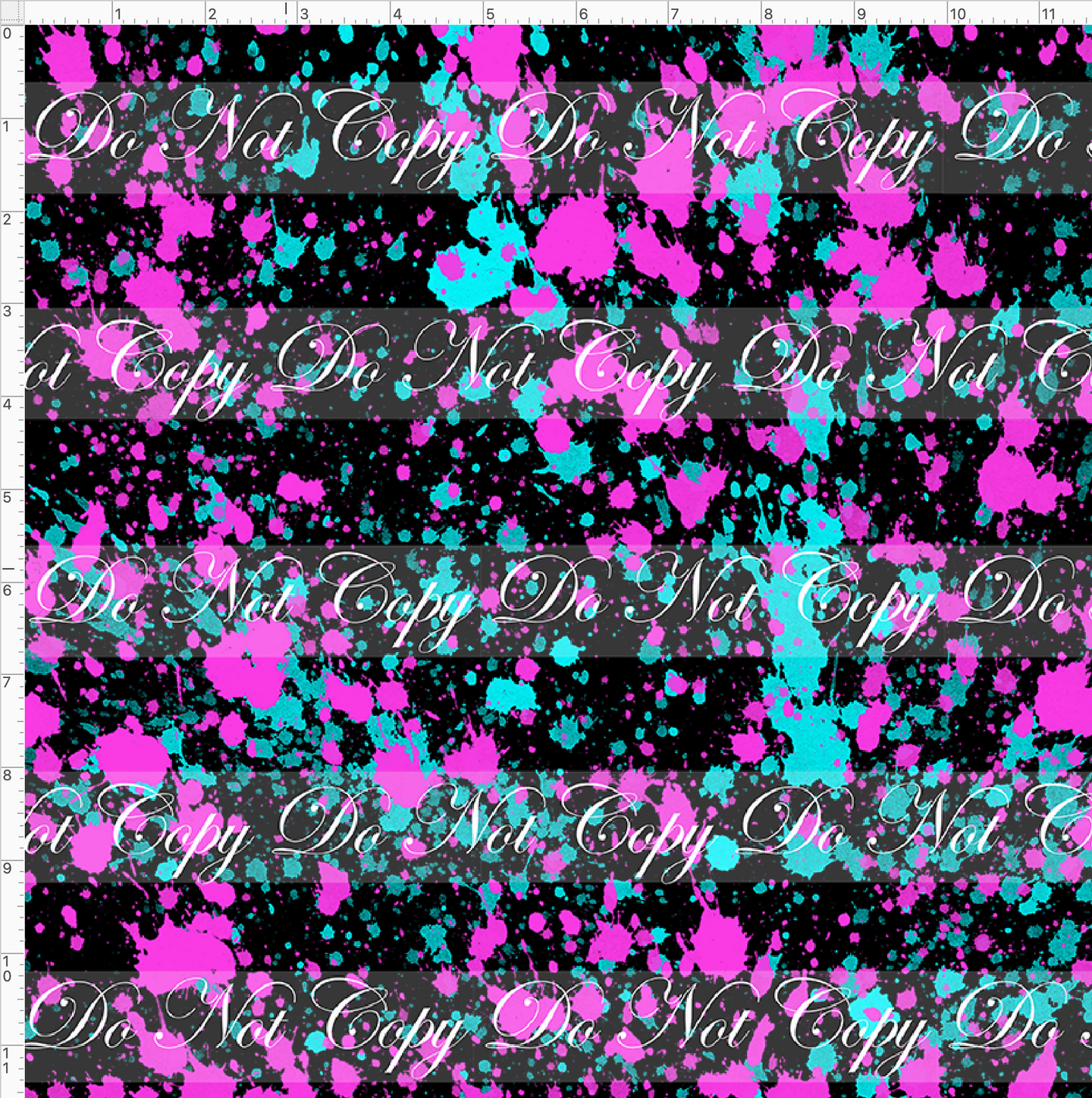 PREORDER - Countless Coordinates  - Splatters - Pink and Aqua