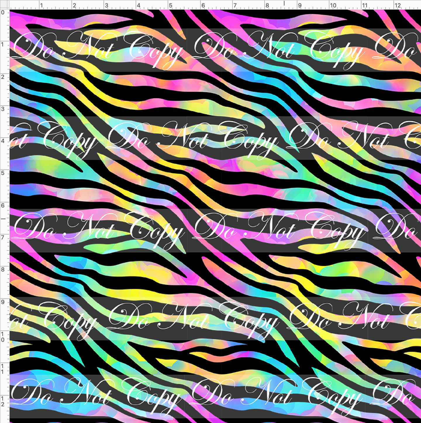 PREORDER - Countless Coordinates  - Rainbow Zebra