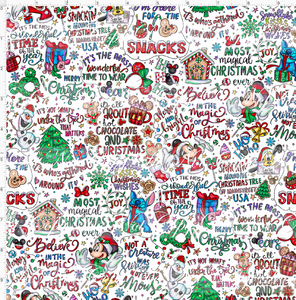 PREORDER - Christmas Mouse Favorite Doodles - Main - White - MINI SCALE