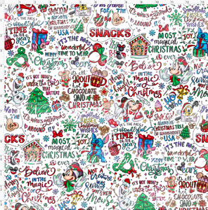 PREORDER - Christmas Mouse Favorite Doodles - Main - White - SMALL SCALE