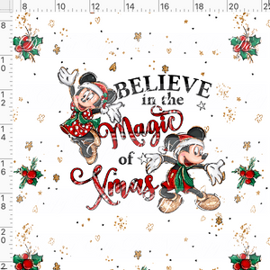 PREORDER - Christmas Mouse Classic - Panel - Magic - ADULT