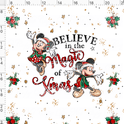 Retail - Christmas Mouse Classic - Panel - Magic - ADULT