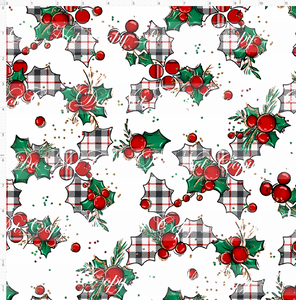 PREORDER - Christmas Mouse Classic - Holly - White Large Plaid - REGULAR SCALE