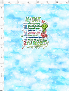 PREORDER - Green Guy Doodles - Panel - Schedule - Blue - CHILD