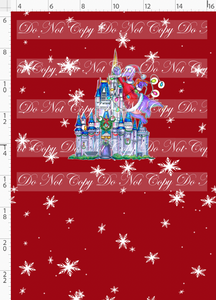 PREORDER - Winter Wonderland on Main Street - Panel - Red - Fig Castle - CHILD