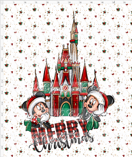 PREORDER - Christmas Classic Mouse - Adult Blanket Topper - Merry Christmas